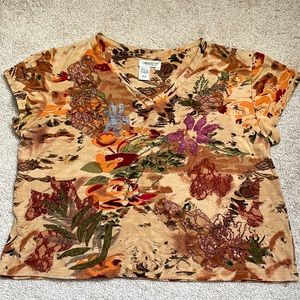 Coldwater Creek textured womens shirt